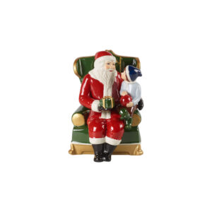Christmas Toys Santa on armchair 10x10x15cm