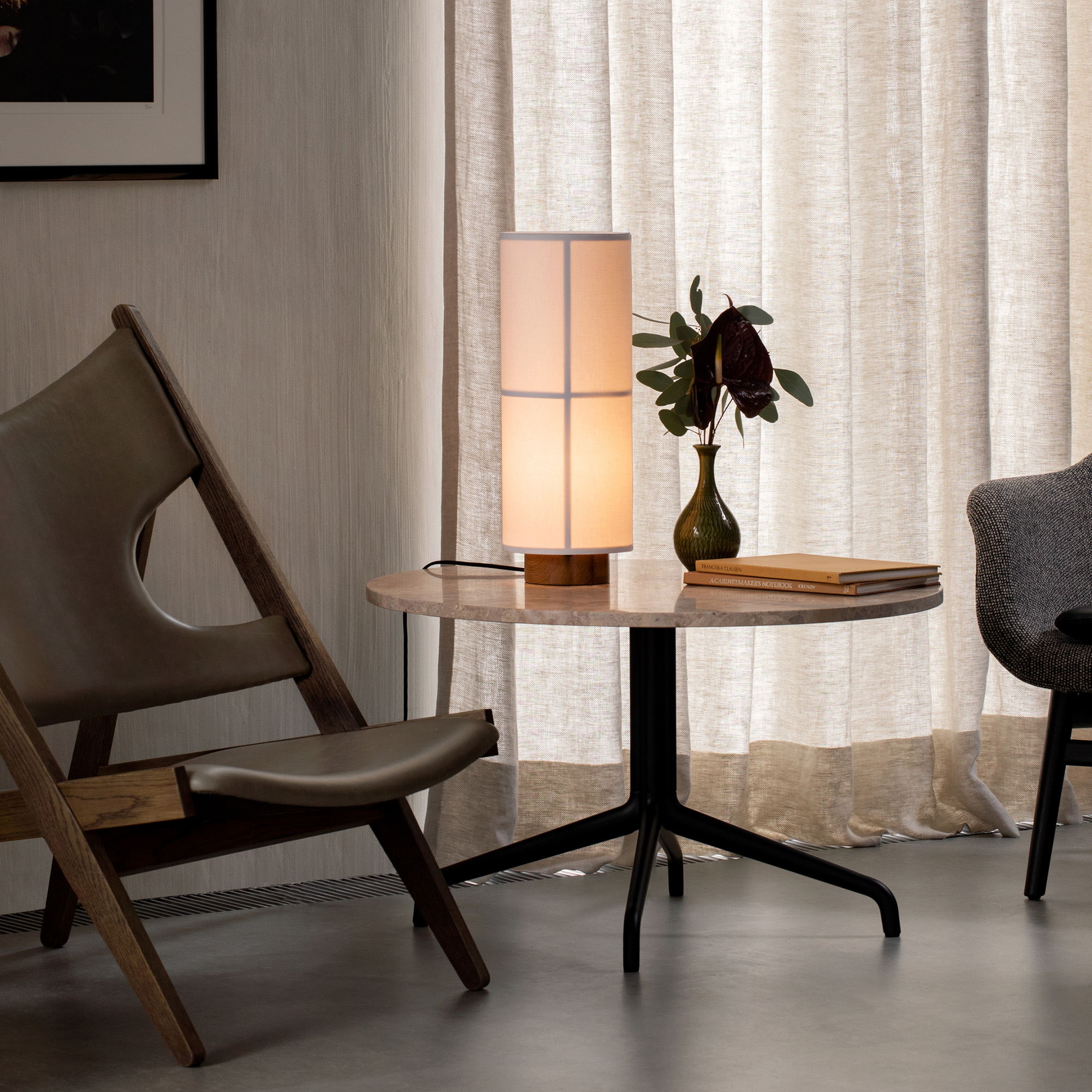 MENU_Knitting_Chair_Harbour_Column_Lounge_Table_Hashira_Table_Lamp_Harbour_Lounge_Chair