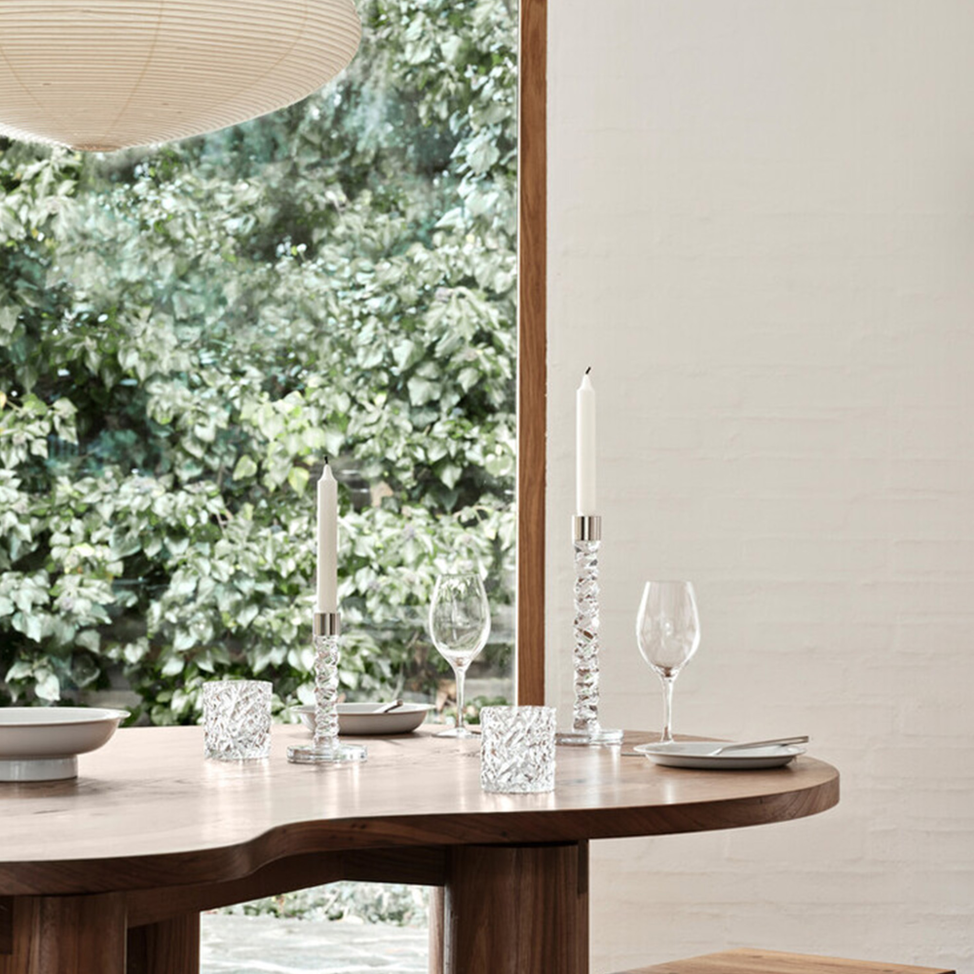 6590171_6590172_6590164_6590165_Carat_Votive-Small_Votive-Medium_Candlestick-H183mm_Candlestick-H297mm_Orrefors_Lena-Bergström_ENV_2023_3x4