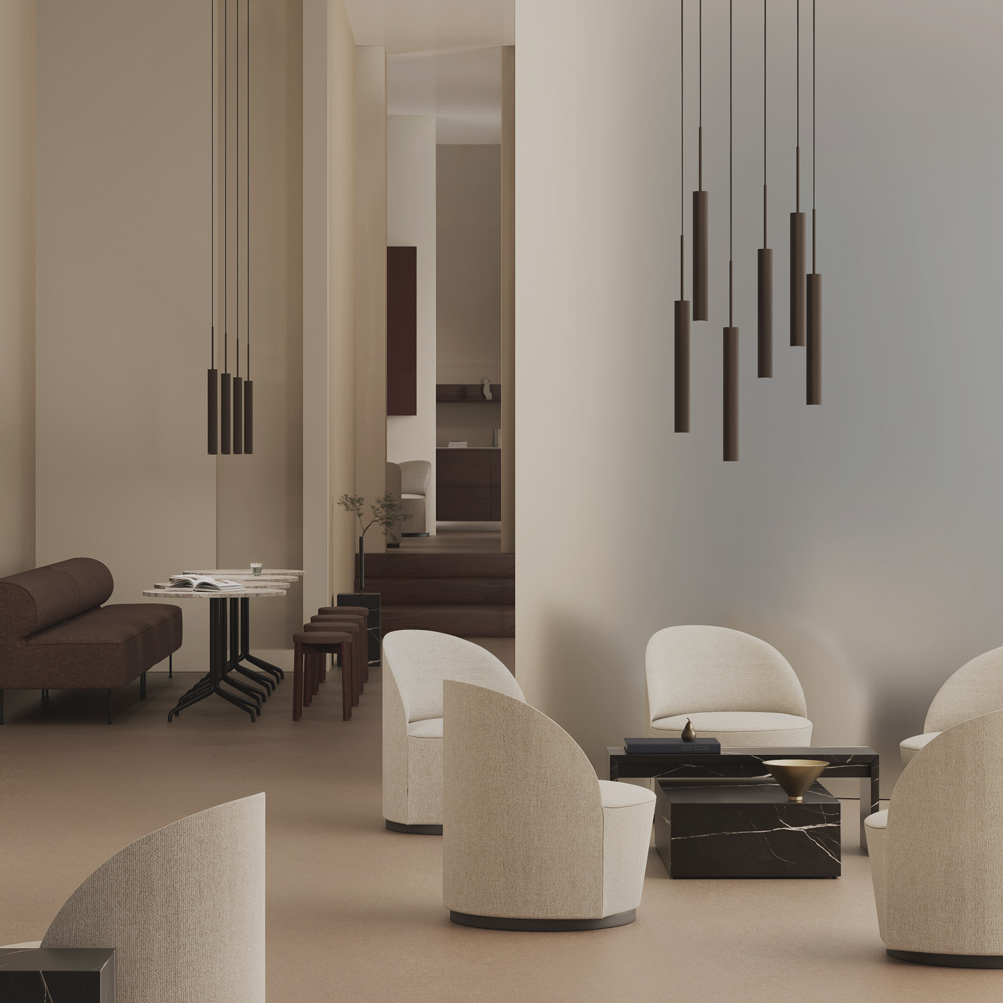Audo_Tubulaire_Chandelier_Rail Pendant_Tearoom Side Chair_Eave Dining_Passage Stools_Harbour Column Dining Table_Plinth_13_
