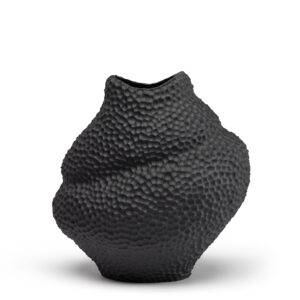Isla Wide vase 30cm, black