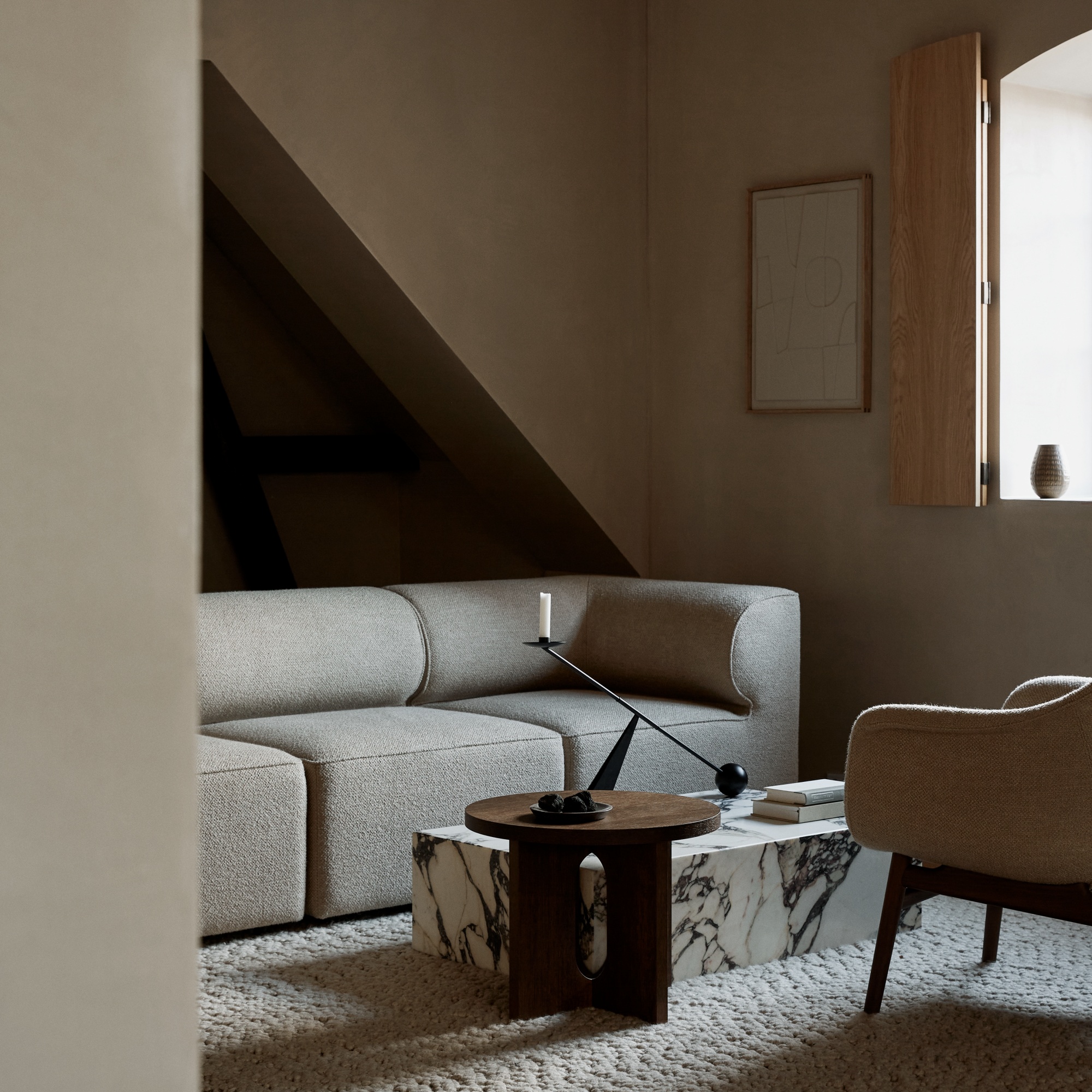 MENU_Androgyne_Side_Table_Plinth_Low_Harbour_Lounge_Chair_Eave_Sofa_Interconnect_Candle_Holder_Gravel_Rug_1