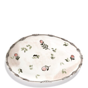 Midnight Flowers ovaalne vaagen 35cm, Mirtillo Nude