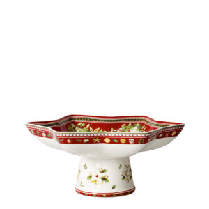 Winter Bakery Delight footed bowl