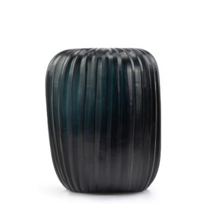 Manakara Vaas 34cm, Dark Indigo