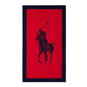 Polo rannarätik 100x170cm, tumesinine/punane