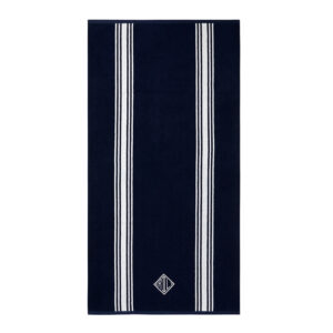 Hallie rannarätik 90x170cm, tumesinine/valge